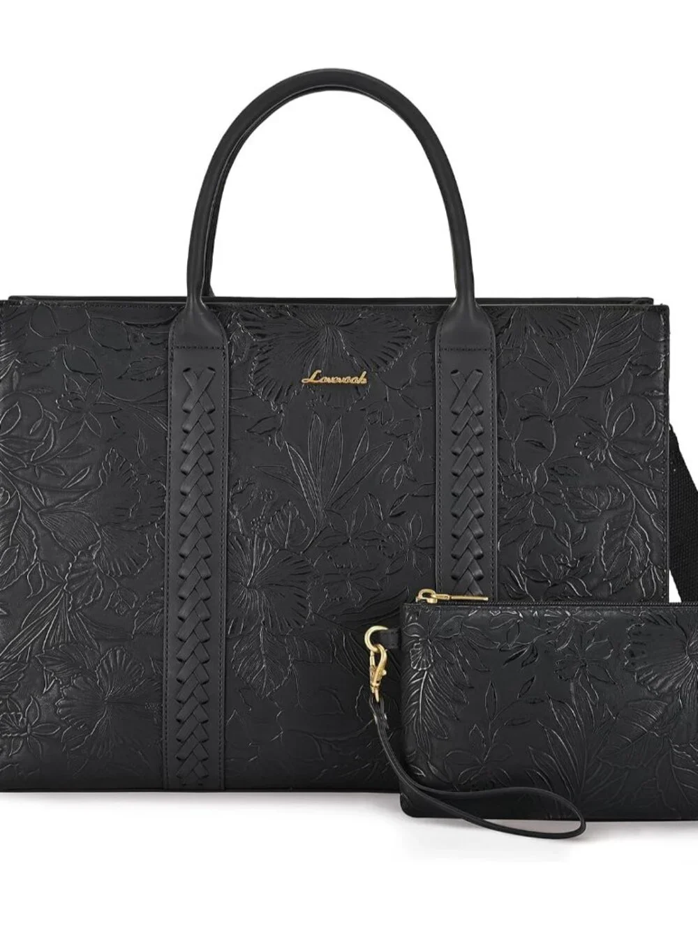 Laptop Bag for Women, Vintage Leather Work Bags, Professional Computer Bag Lapto
